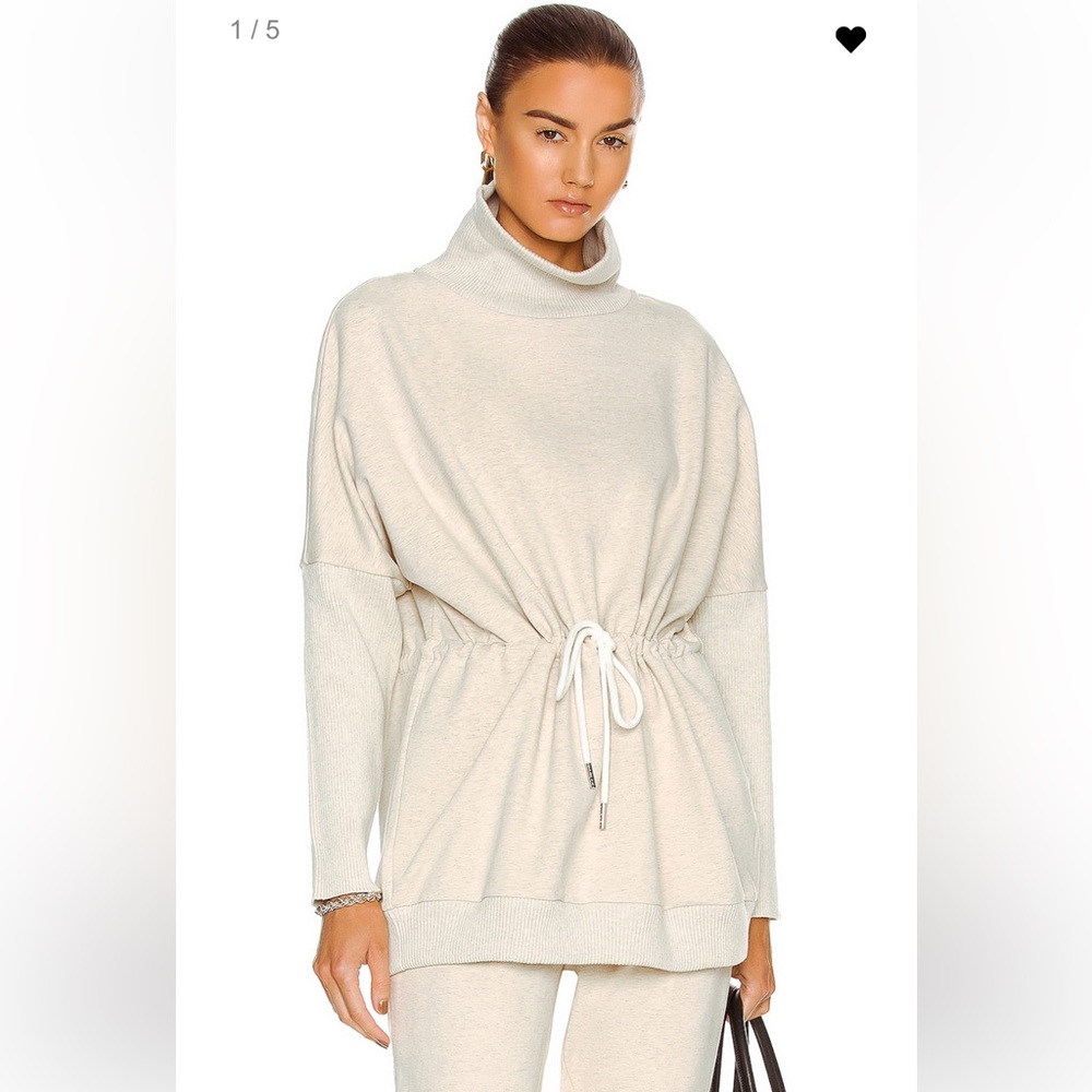 Varley Adelaine Sweatshirt in Ivory Marl